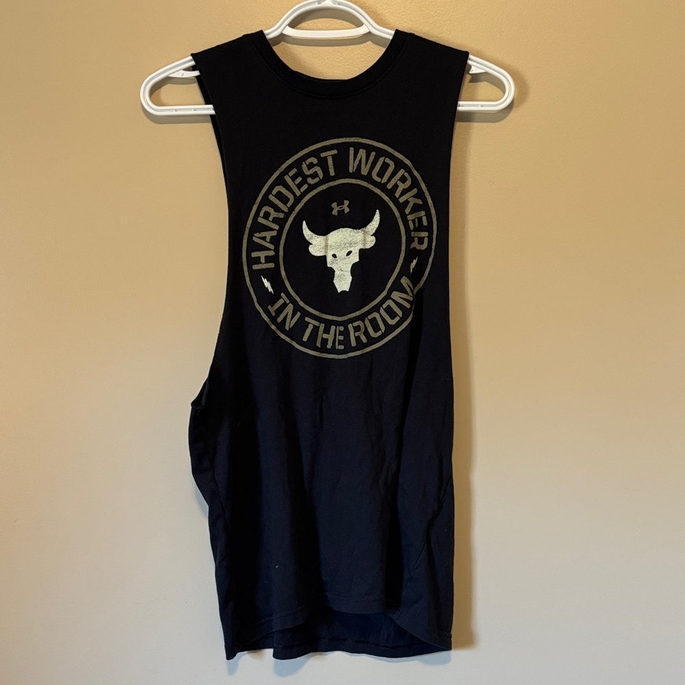 Under Armour Black Tank Project Rock - Picture 2 of 9